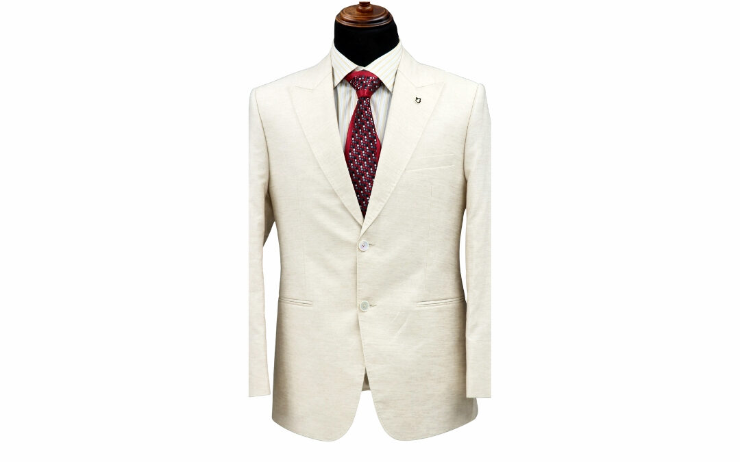 Men’s Cream Color Premium Regular Fit Formal Blaze