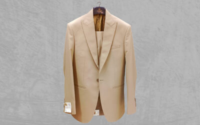 Our Making Classic Hand Pick Stitched Suit for Customer