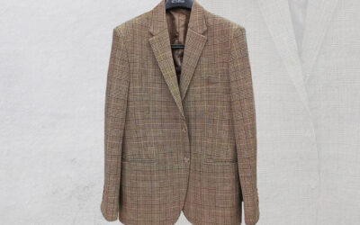 Men’s Slim Fit Check Blazer